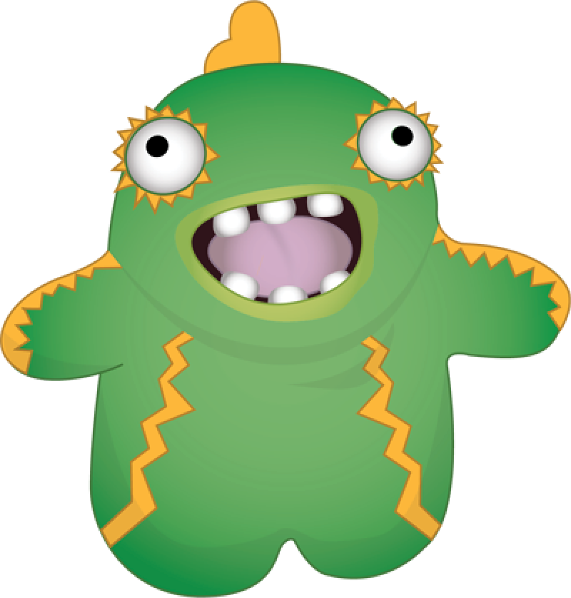 Blarp quirky monster art by Scary Sweet